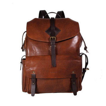 Chiarugi Lagan Italian Leather Large Backpack