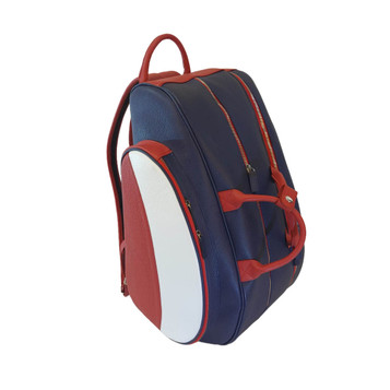 Terrida Italian Leather 2 Section Padel Tennis & Pickleball Racket Bag Backpack