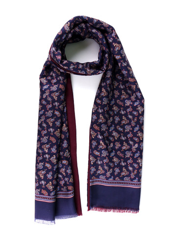 Don Mimi Vitolo 2 Luxury Layer Silk And Wool Scarf
