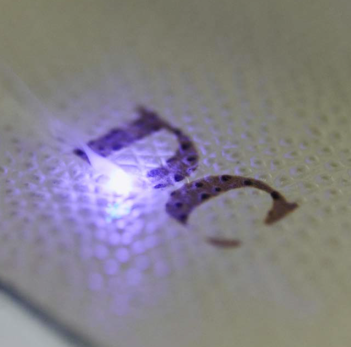 Initials laser engraving