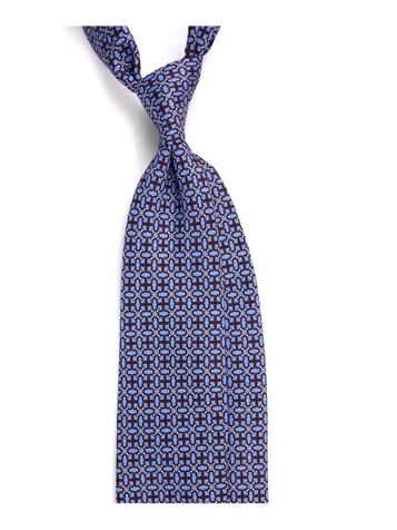 Don Mimi Chari Italian Handmade 3 Fold Silk Tie