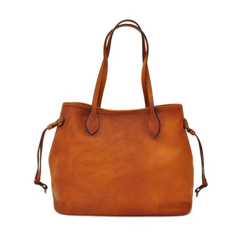 Pratesi Sicily Aged Leather Shoulder Handbag - Attavanti