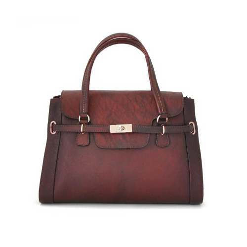 TL Bag - Saffiano leather tote with long strap
