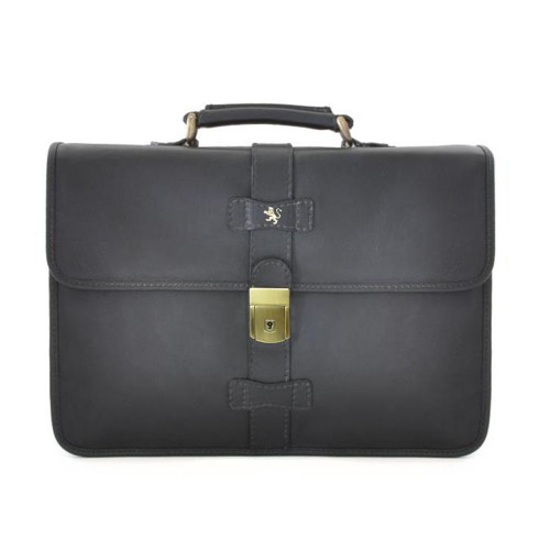 Pratesi Anghiari Aged Leather Briefcase