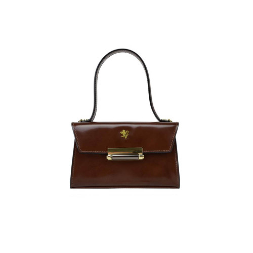 Pratesi Miss Italian Radica Leather Grab Bag