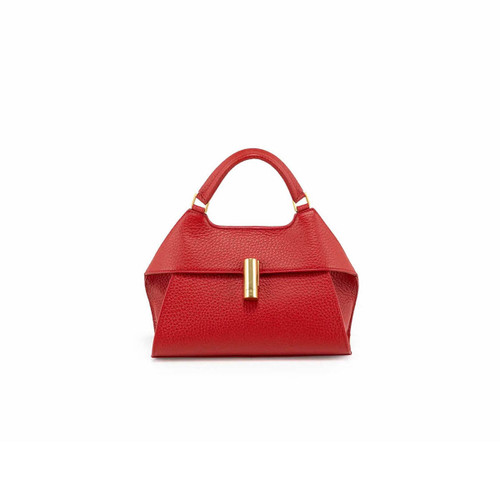 Arcadia Emma Top Handle Pebble Leather Handbag