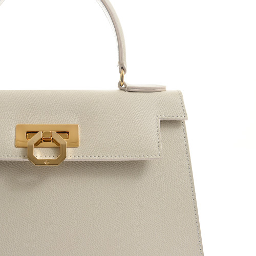 Carbotti Elena Italian designer Leather Grab Handbag