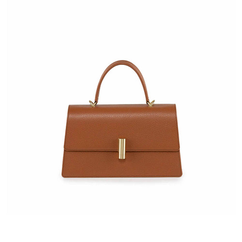 Arcadia Teti Top Handled Leather Grab Handbag