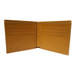 Toscanella Italian Leather Classic Bi-Fold Wallet - Tan