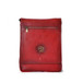 Pratesi Italian Prato Aged Leather Cross Body Messenger - Red