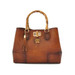 Pratesi Bambu Aged Leather Tote Handbag