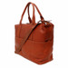 Terrida Breni Italian Leather Travel Tote Bag - Brown