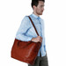 Terrida Berni Italian Leather Travel Tote Bag