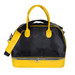 Terrida Carbon Italian Leather Zip Base Travel Bag - Yellow