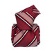 Segni & Disegni Italian handmade Classic Stripe Silk Tie - Red