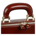Pratesi Raffaello Italian Aged Leather Laptop Briefcase - Brown