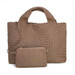 Ghibli Woven Luxury Italian Leather Grab Bag