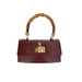 Pratesi Luci Italian Leather Bambu Baguette Grab Bag - Chianti