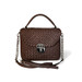 Ghibli Woven Leather Flap Over Grab Handbag