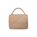 Ghibli Woven Leather Flap Over Grab Handbag