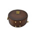 Pratesi Giro Round Aged Leather Shoulder Bag  - Brown