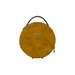 Pratesi Giro Round Radica Leather Shoulder Bag Mustard