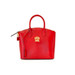 Pratesi Versilia Radica Small Leather Tote Red