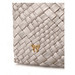 Ghibli Woven Leather Pochette Shoulder Handbag