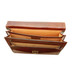 Old Angler Classic 3 Section Leather Briefcase 