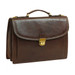 Old Angler Classic 3 Section Leather Briefcase 