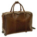 Old Angler Large Italian Leather Holdall Trolley Bag
