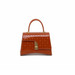Arcadia Arco Medium Patent Leather Grab Bag
