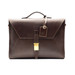 Dust Leather Piegato Briefcase Business Bag 