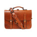 Dust Studs Leather Buckle Briefcase Backpack  