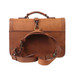 Dust Studs Leather Buckle Briefcase Backpack  