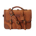 Dust Studs Leather Buckle Briefcase Backpack  