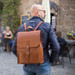 Dust Capri Aged Leather Backpack