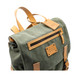 Dust Leather And Cotton Backpack