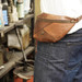 Chiarugi Rustic Leather Belt Bum Bag 