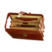 Old Angler 3 Compartment  Italian Leather Briefcase