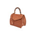 Buti Minny Medium Croc Print Leather Bamboo Grab Handbag
