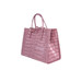 Buti Fannie Croc Printed Leather Tote Bag 