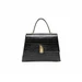Arcadia Arco Croc Print Leather Large Grab Bag