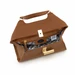 Arcadia Emma Medium Top Handle Pebble Leather Handbag