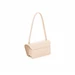 Arcadia Trapeze Smooth Patent Leather Baguette Shoulder Handbag 