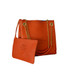 Terrida Quotes Italian Leather Small Shoulder Chain Bag - Orange 