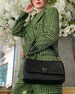 Ghibli Woven Leather Flap Over Handbag