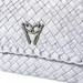 Ghibli Woven Leather Flap Over Handbag