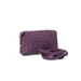 Ghibli Woven Leather Compact Shoulder Bag