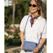 Ghibli Woven Leather Compact Shoulder Bag